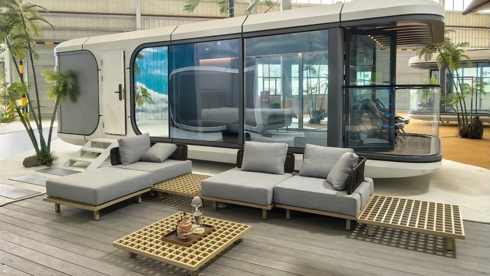 Mobile Majlis Lounge project reference image in Riyadh, Saudi Arabia