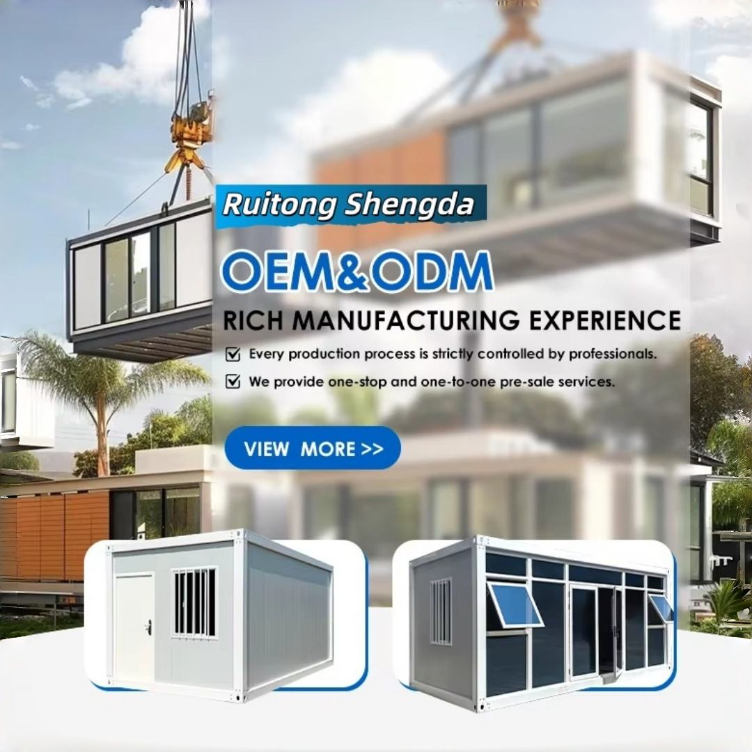 Glass Curtain Wall Site Office Module product view 06