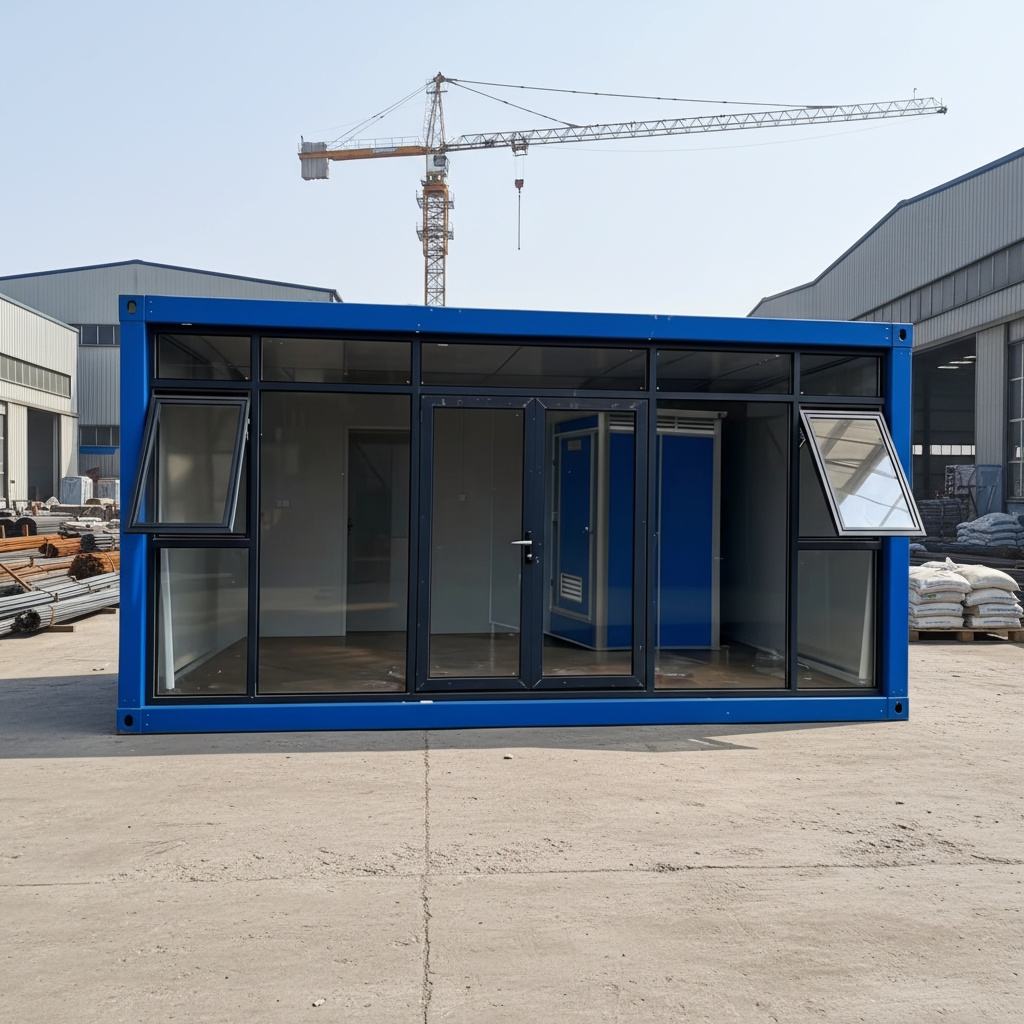 Glass Front Site Office Module product view 03
