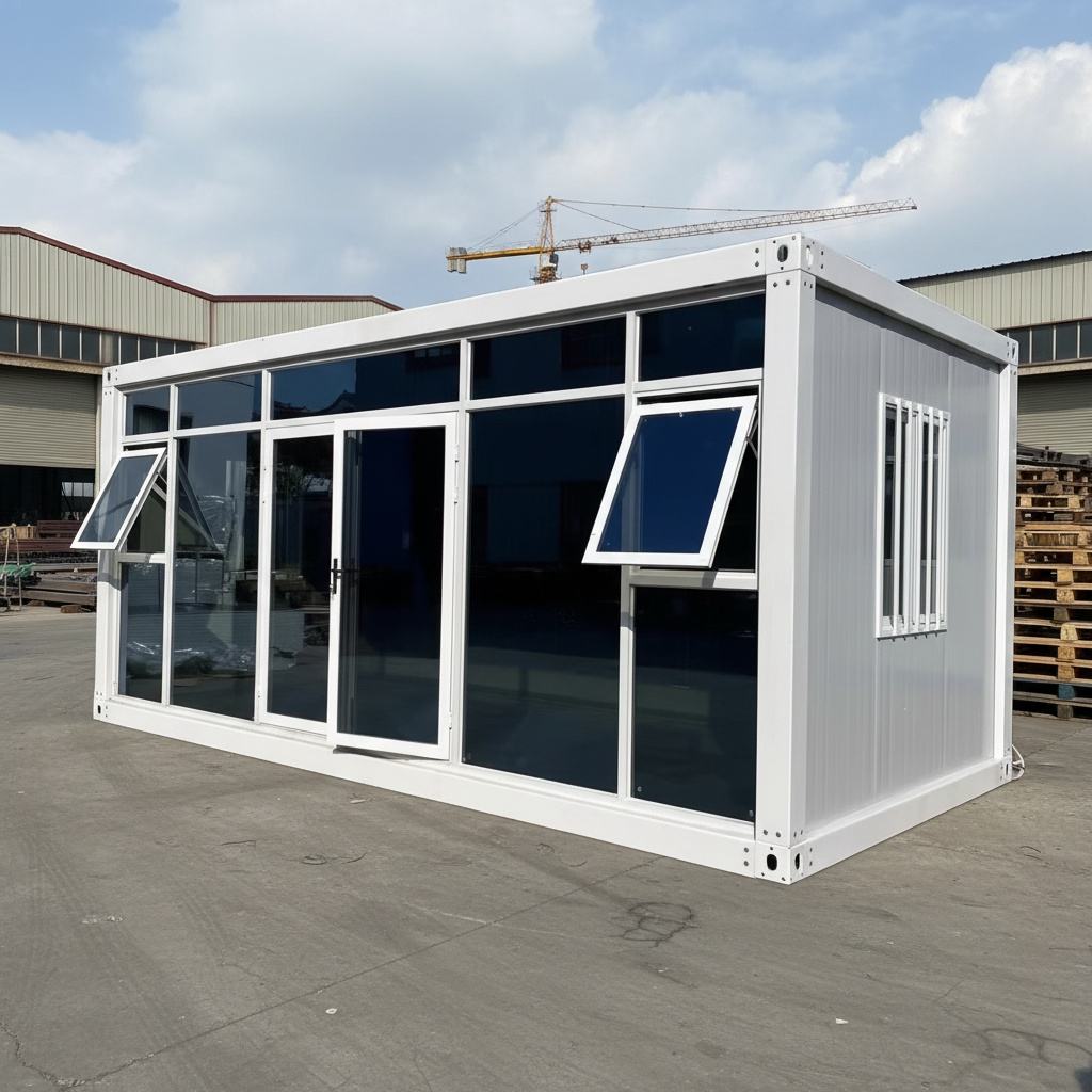 Glass Front Site Office Module product view 04