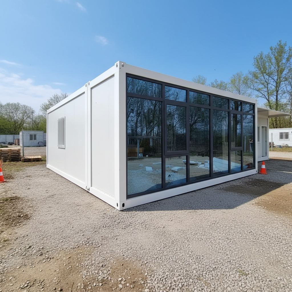 Glass Front Site Office Module product view 05