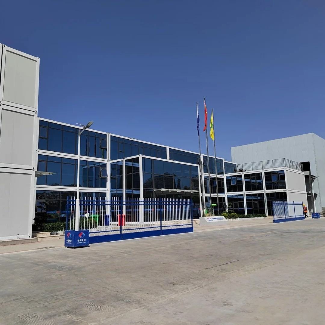 Modular Glass Front Office Building cover image for a modular product in the Quick-Assembly Detachable Container House category