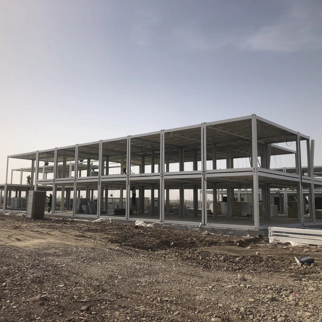 Modular Glass Front Office Building product view 02