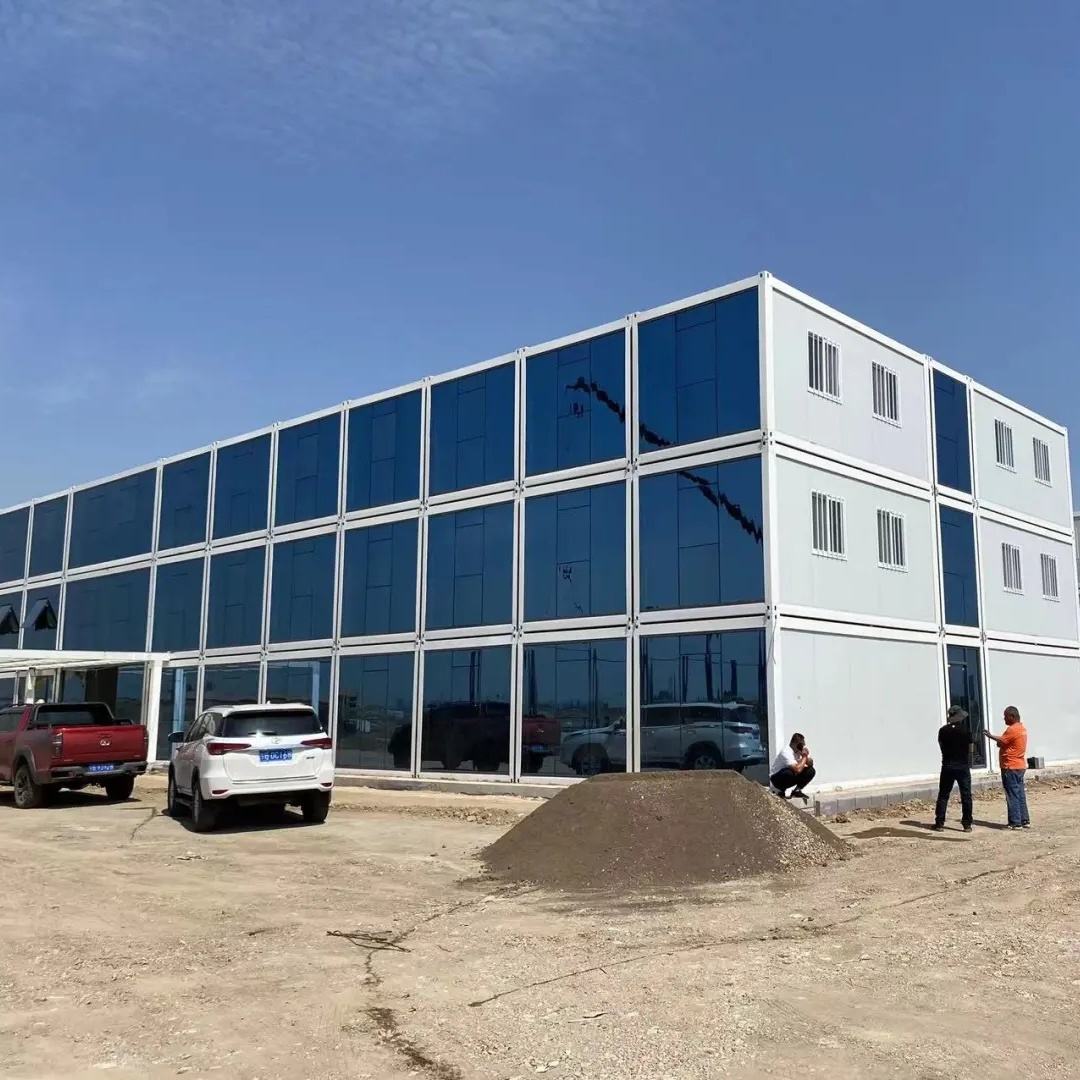 Modular Glass Front Office Building product view 03