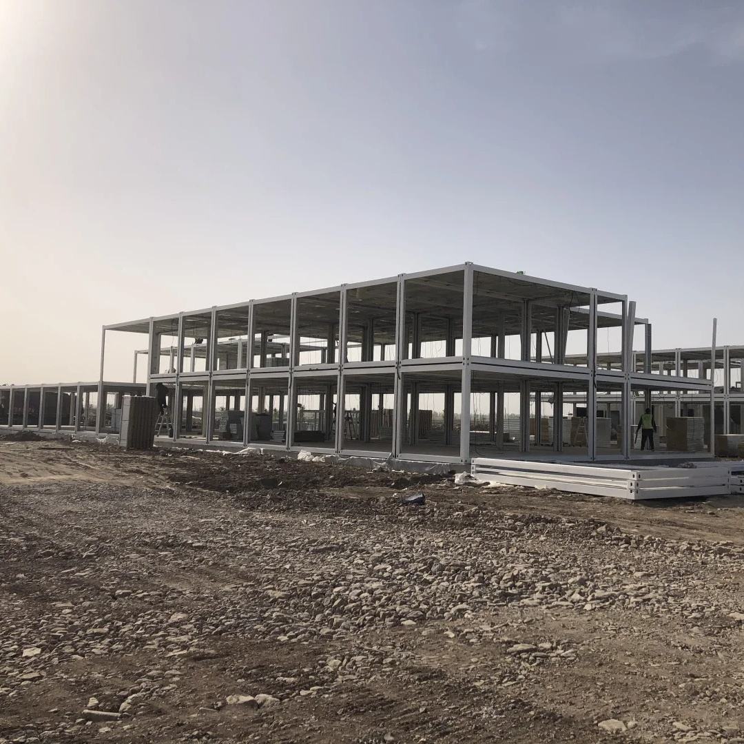 Modular Glass Front Office Building product view 04