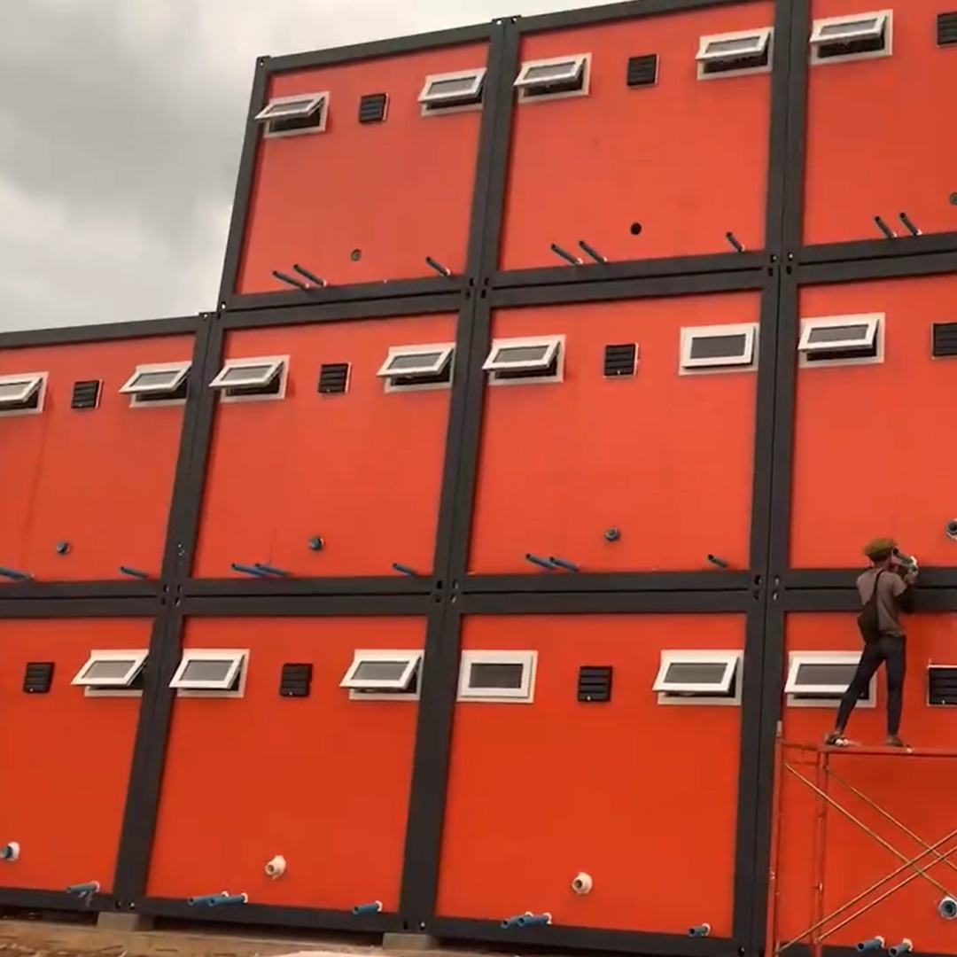 Multi-Story Orange Worker Accommodation Block product view 03