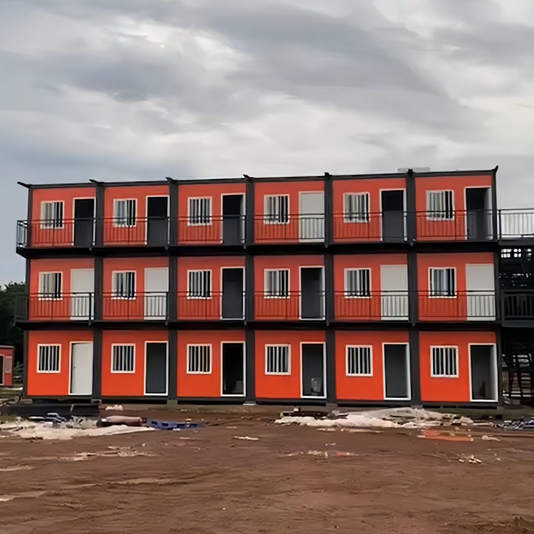 Multi-Story Orange Worker Accommodation Block product view 04