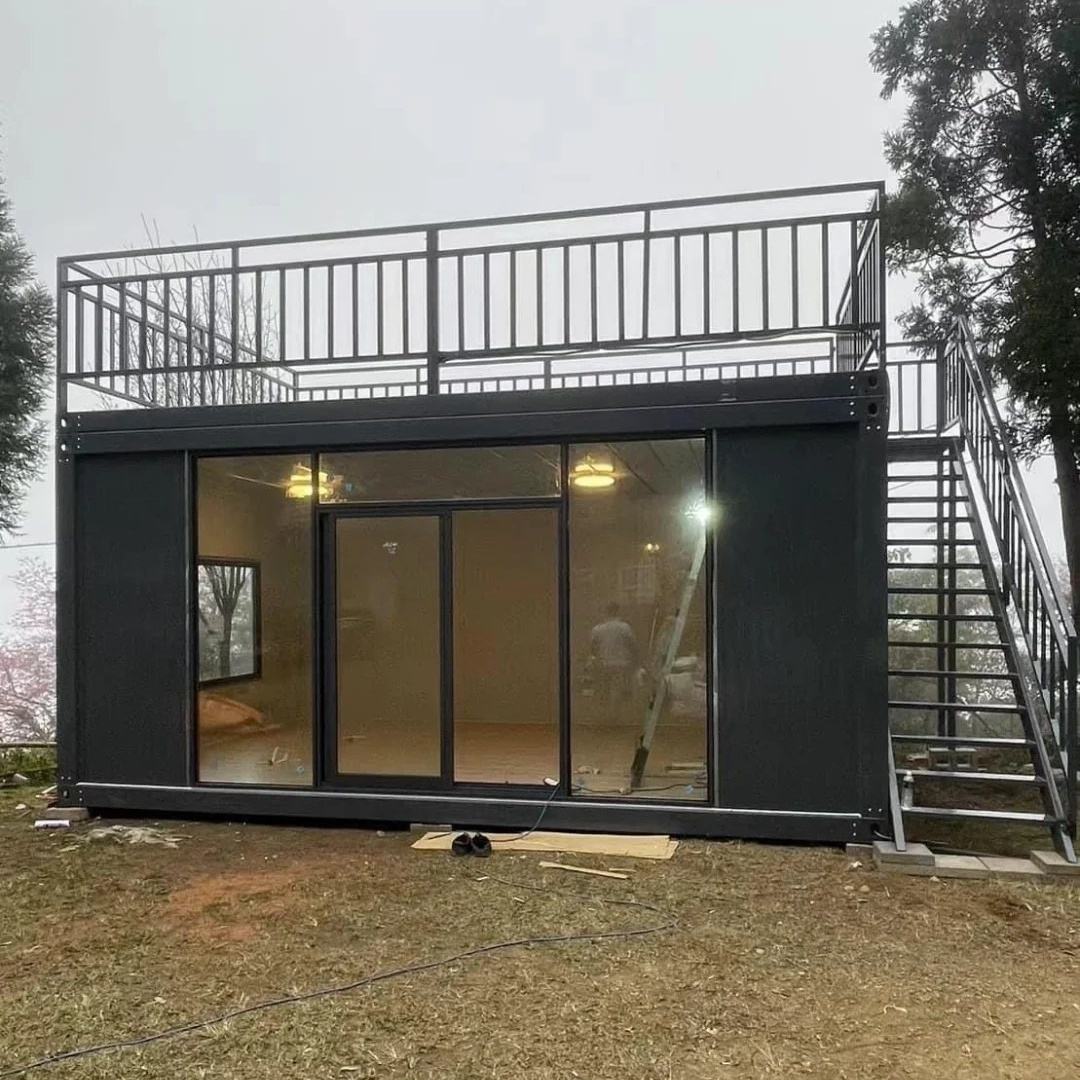 Rooftop Deck Detachable Office Cabin cover image for a modular product in the Quick-Assembly Detachable Container House category