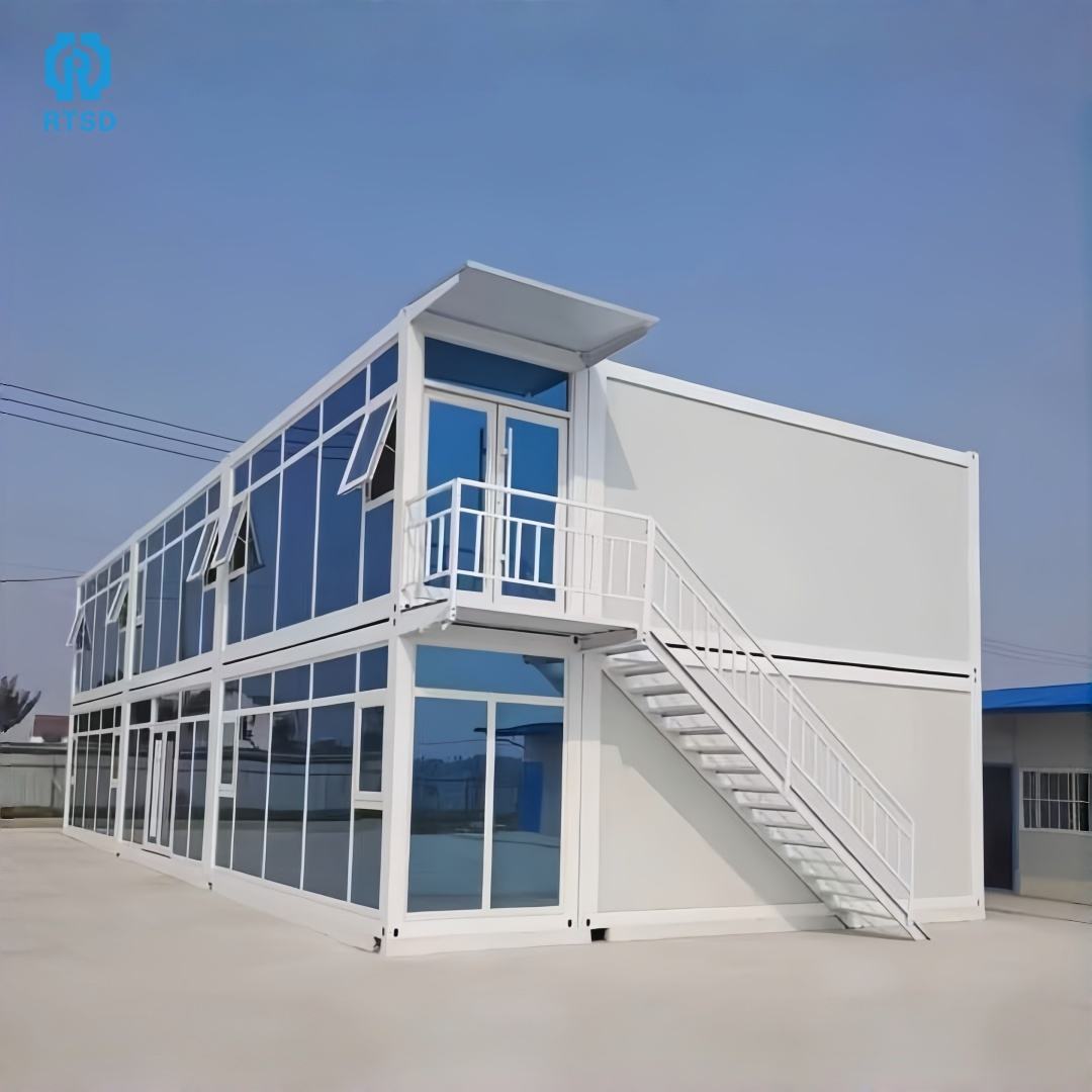 Two-Story Detachable Office Complex cover image for a modular product in the Quick-Assembly Detachable Container House category