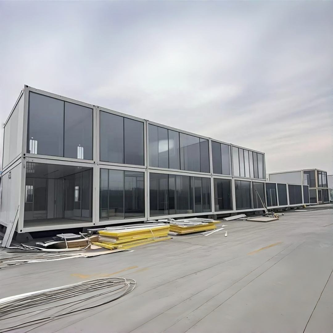 Two-Story Glass Facade Container Office product view 03