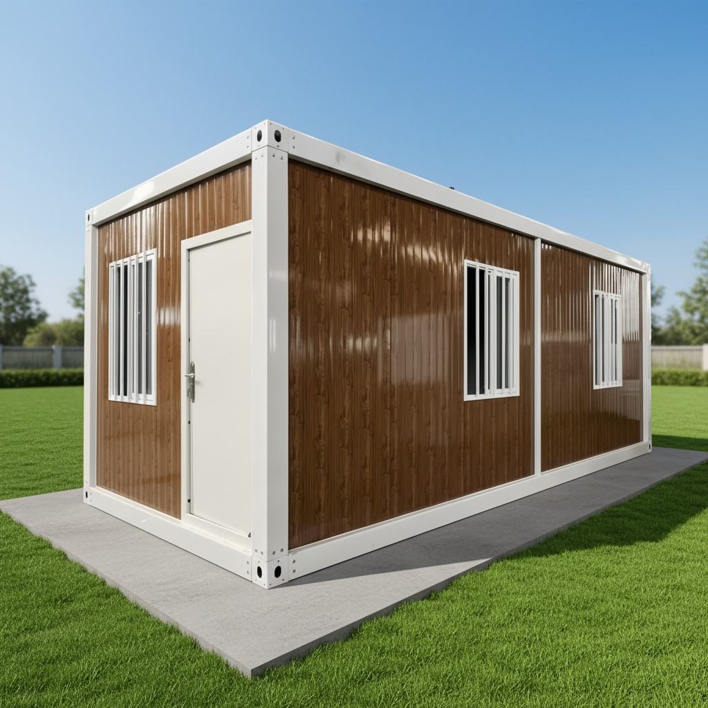 Two-Story Wood Finished Detachable House single module wood finish