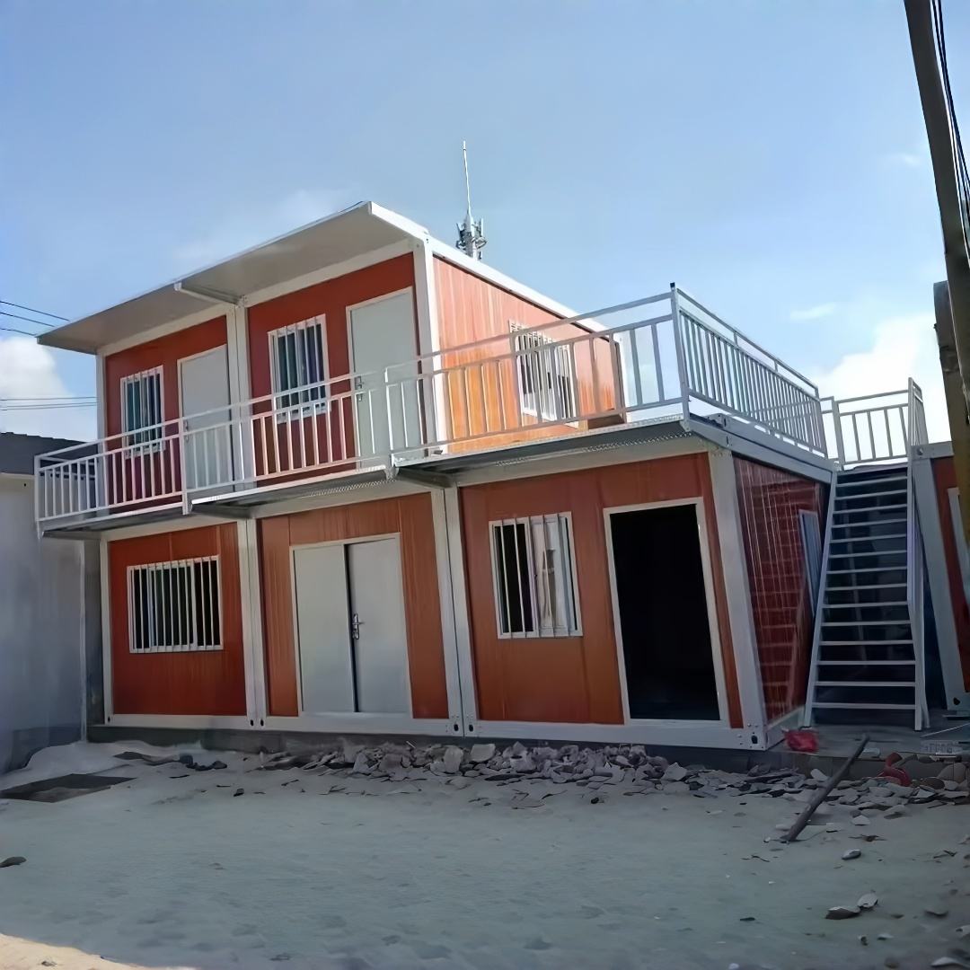 Container mobile home library hero image showing MK Mobile House modular accommodation and utility product categories