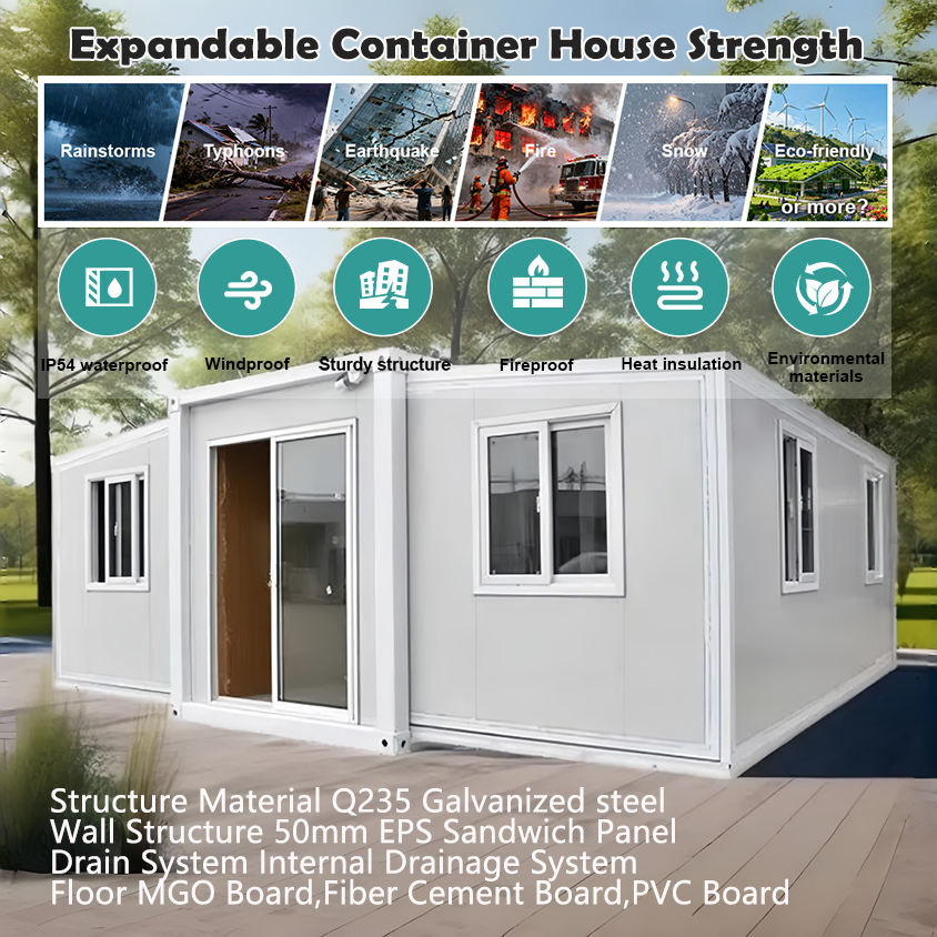 20ft Expandable Living Cabin product view 04