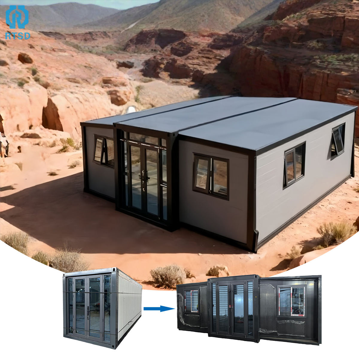20ft Fold-Out Modular House product view 04