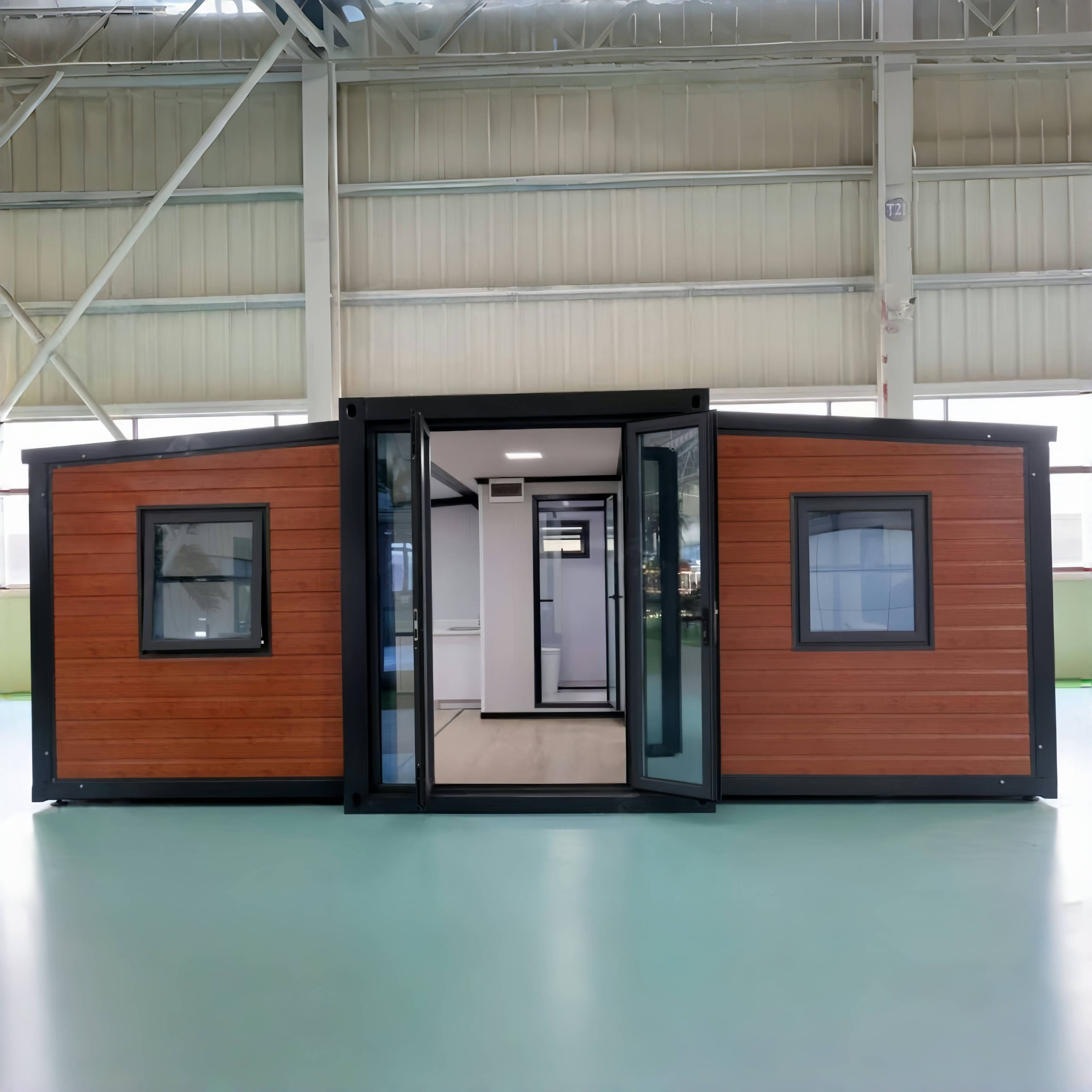 20ft Galvanized Expandable Cabin cover image for a modular product in the Expandable Container House category