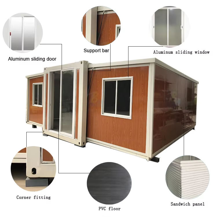 20ft Galvanized Expandable Cabin product view 02