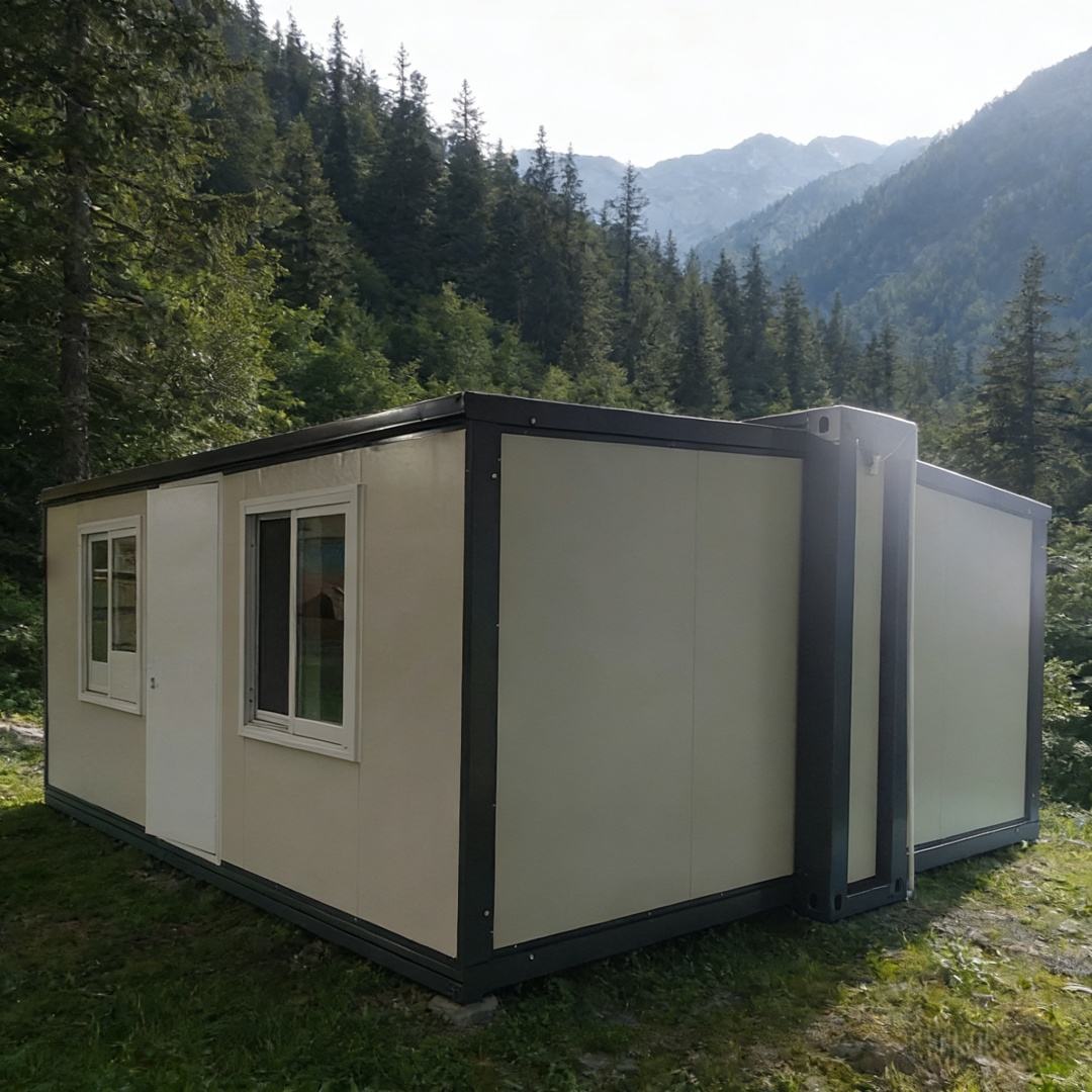 Compact 20ft Folding Tiny House cover image for a modular product in the Expandable Container House category