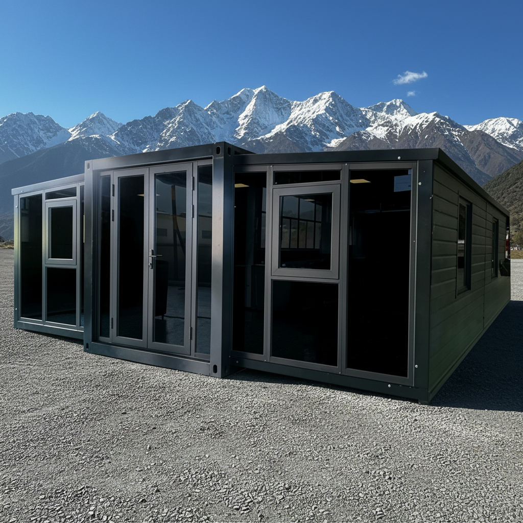 Glass Curtain Wall Expandable Cabin product view 03