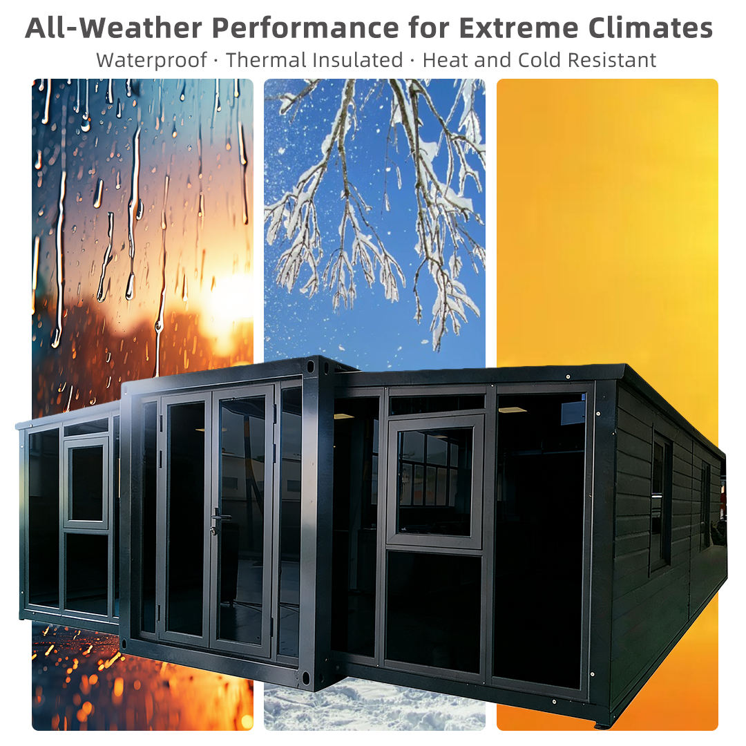 Glass Curtain Wall Expandable Cabin product view 05