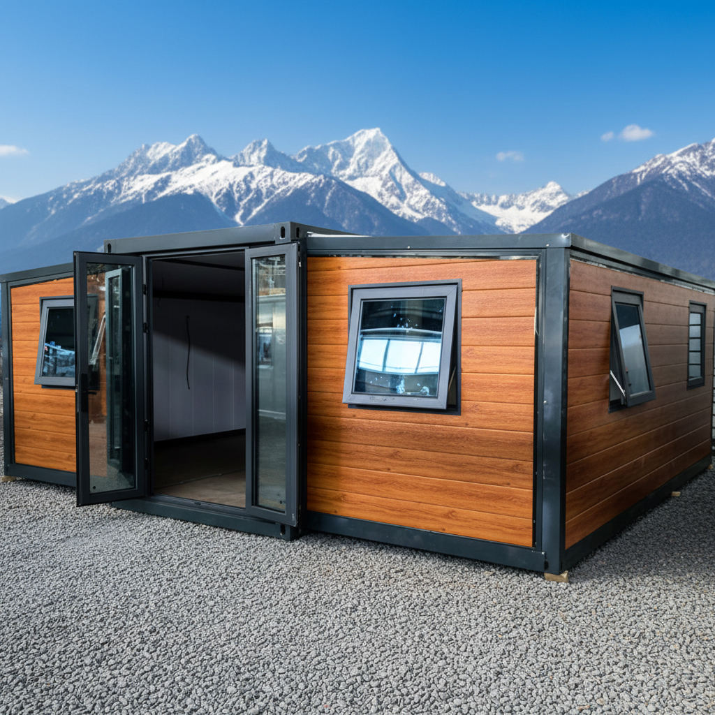 Modern Expandable Modular Cabin cover image for a modular product in the Expandable Container House category