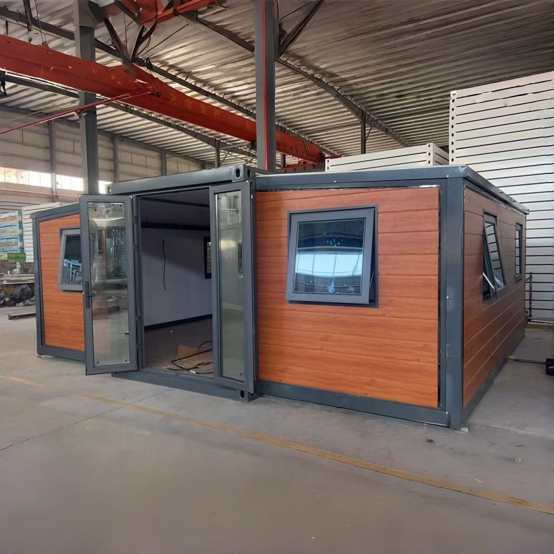 Portable Expandable Hotel Cabin wood finish factory