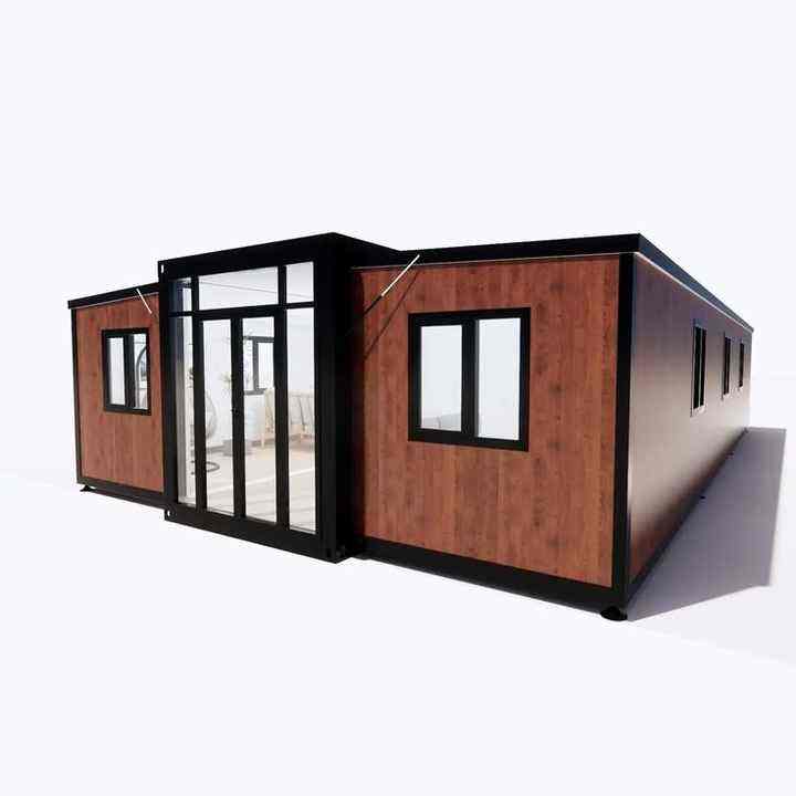 Portable Expandable Hotel Cabin wood render