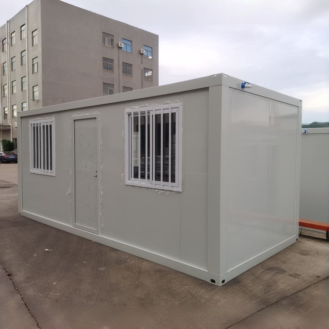 Flat-pack modular building used as a project reference