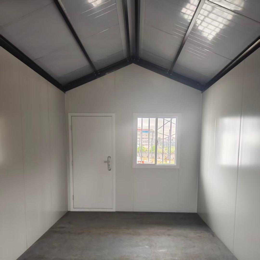 Two-Storey Triangle-Roof Flat Pack Villa application view