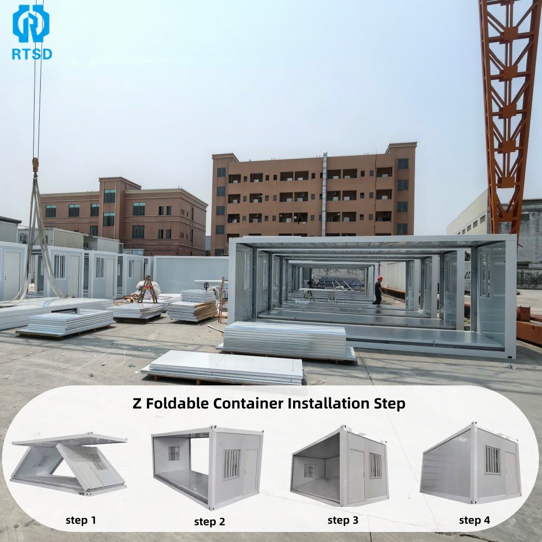 Modern 20ft Folding Worker Accommodation House configuration reference