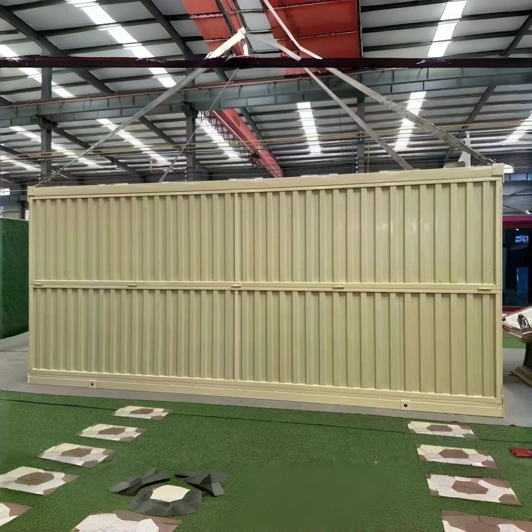 Wavy Panel Steel Folding Container House configuration reference