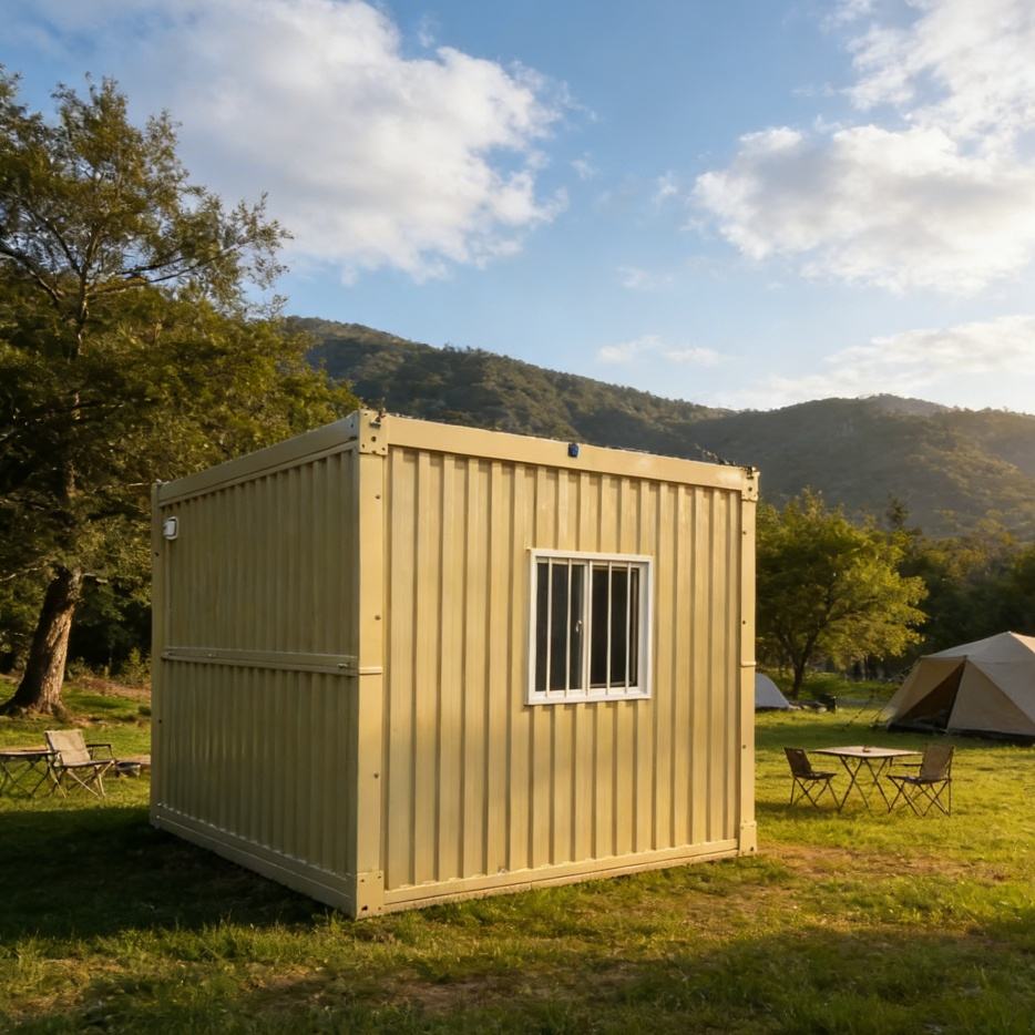 Wavy Panel Steel Folding Container House project reference