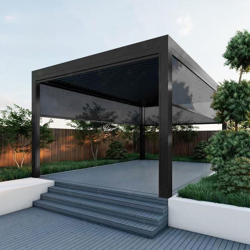 Electric Adjustable Aluminum Pergola configuration reference