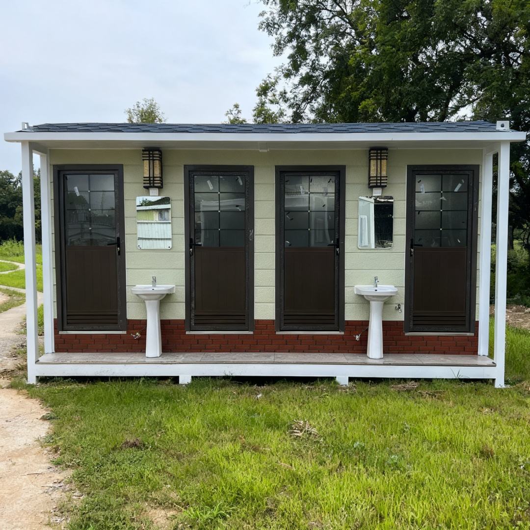 2 or 3 Room Prefab Public Toilet Unit configuration reference