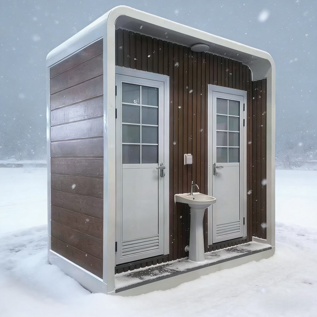 Apple Cabin Outdoor Portable Toilet detail view