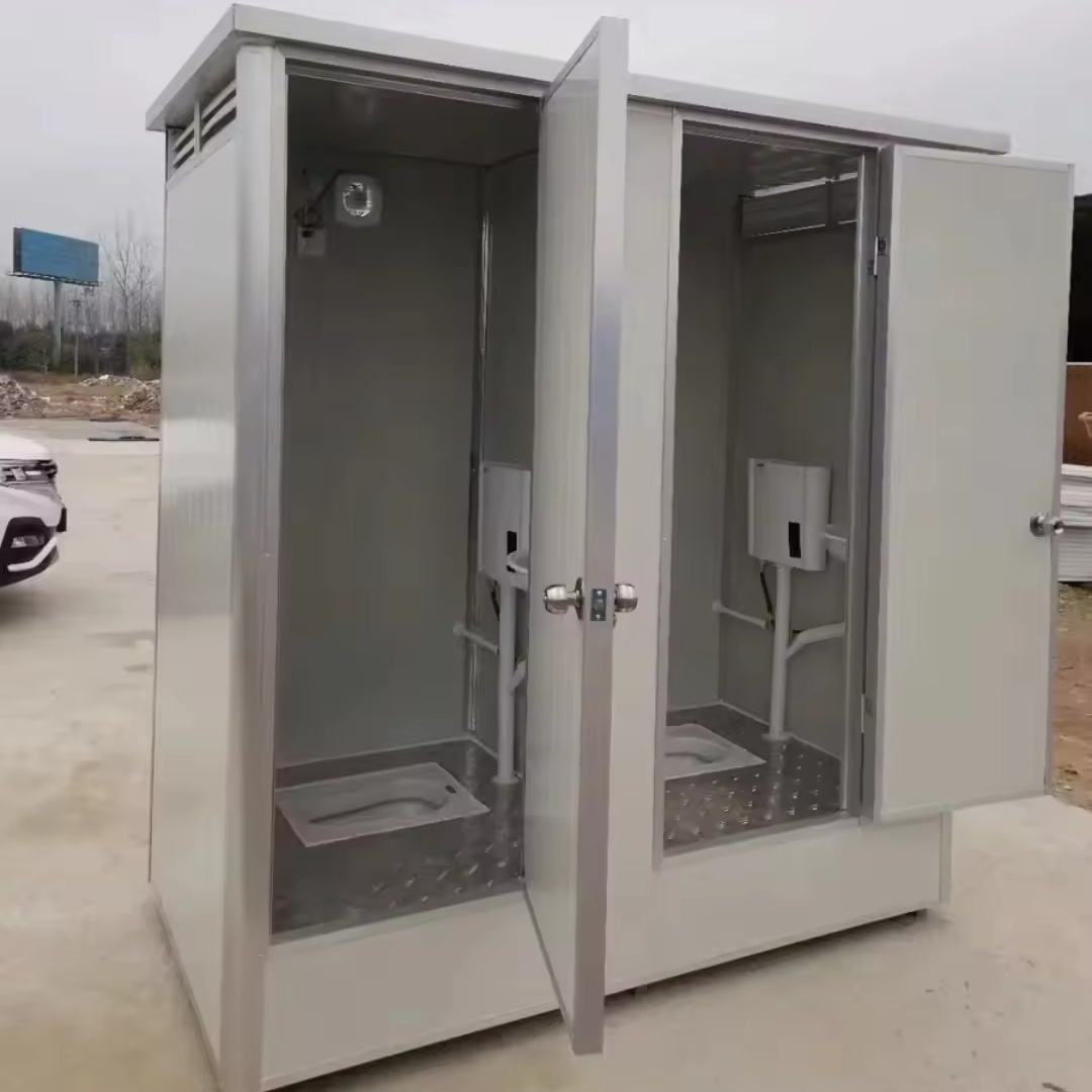 Galvanized Frame Prefab Mobile Toilet House configuration reference