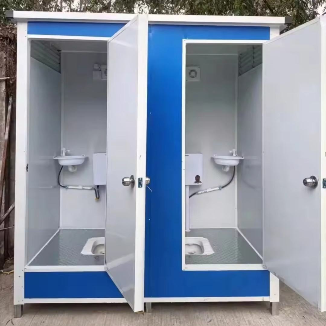 Galvanized Frame Prefab Mobile Toilet House cover image for a modular product in the Portable Toilet category
