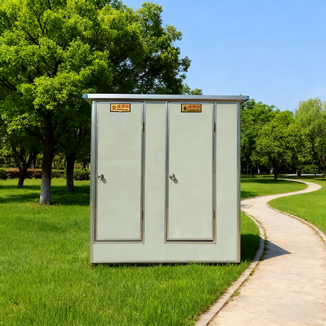 Galvanized Frame Prefab Mobile Toilet House project reference