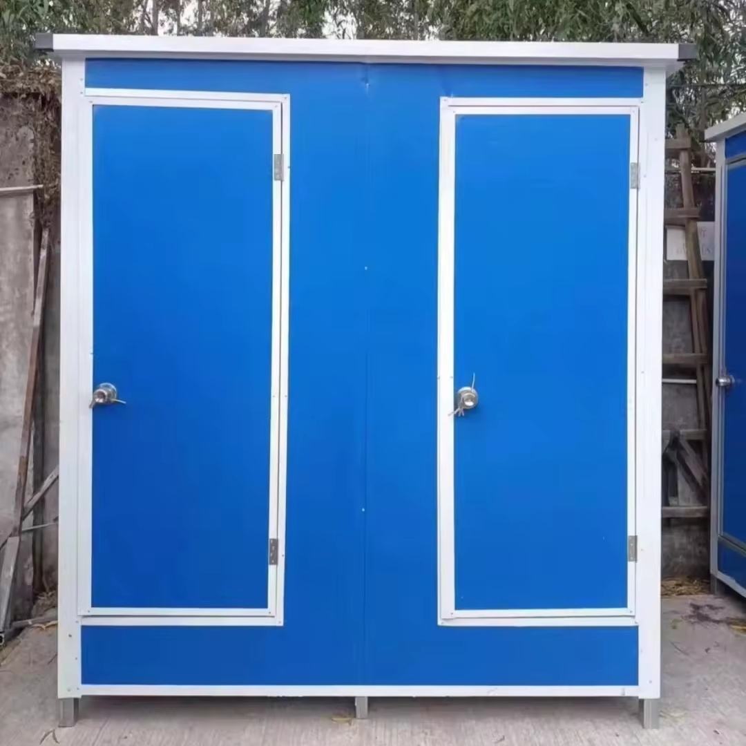 Galvanized Frame Prefab Mobile Toilet House secondary view