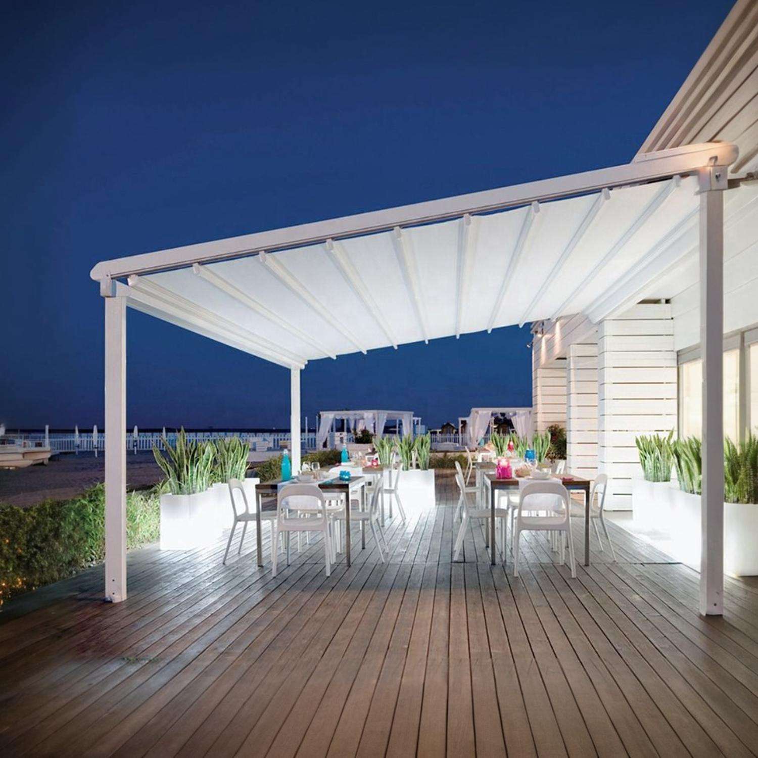 Retractable Patio Shade Canopy configuration reference