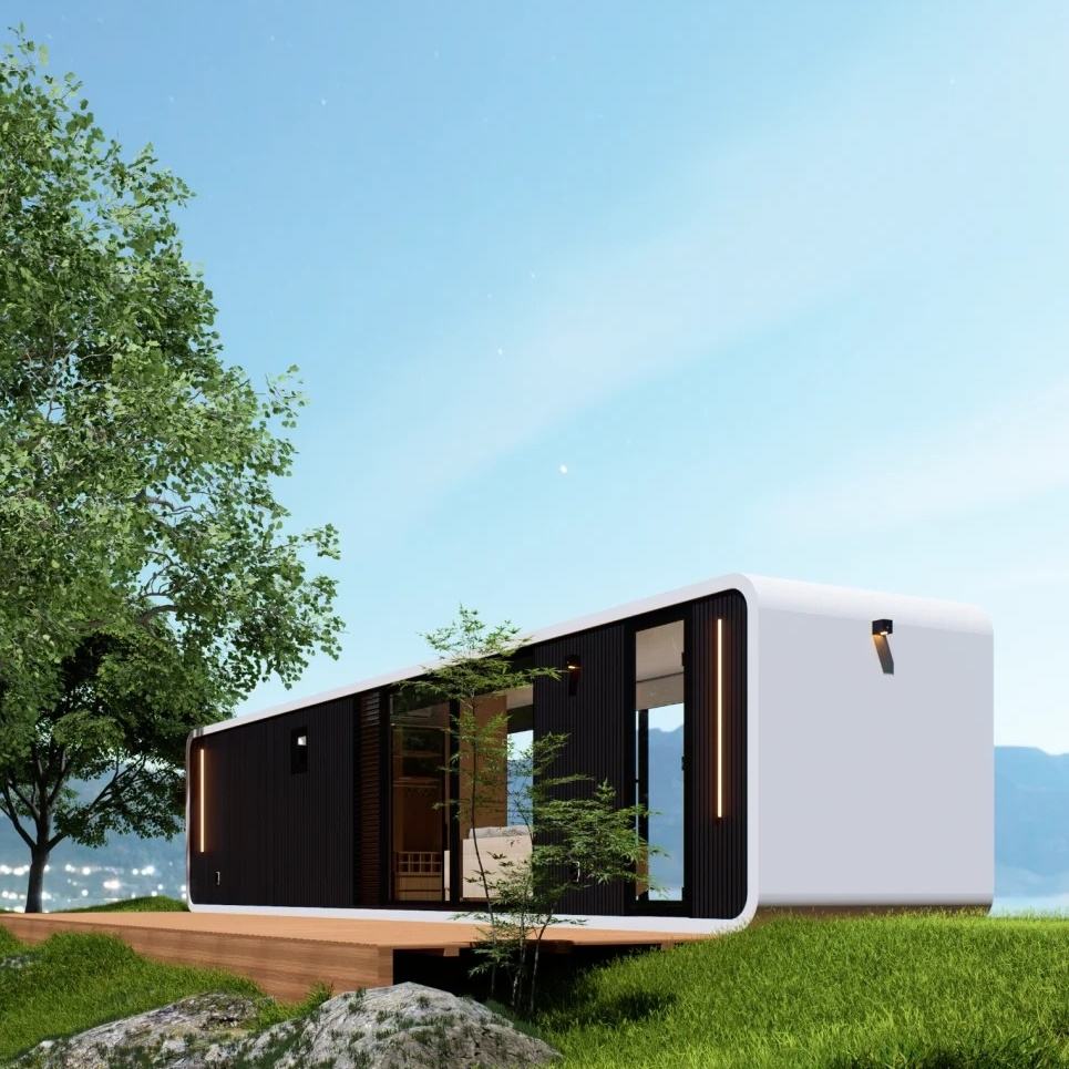 40ft Prefab Apple Cabin Mobile House application view