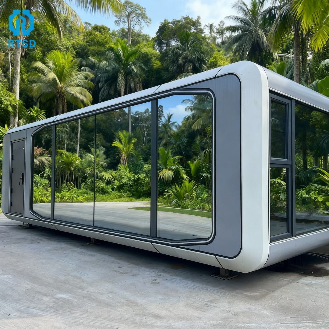 9.5m Medium Apple Pod Capsule House cover image for a modular product in the Space Capsule House category