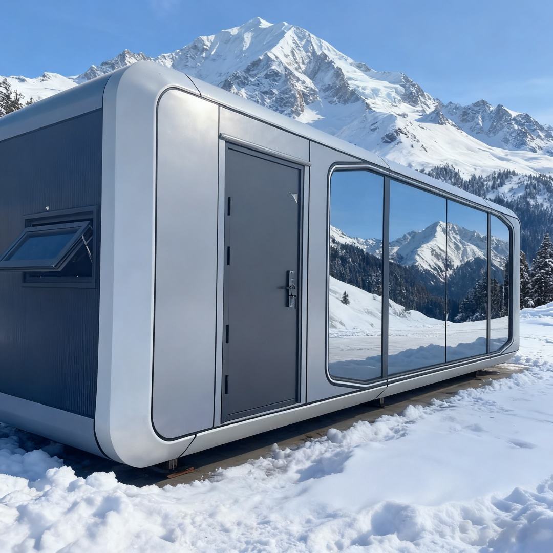 9.5m Medium Apple Pod Capsule House project reference