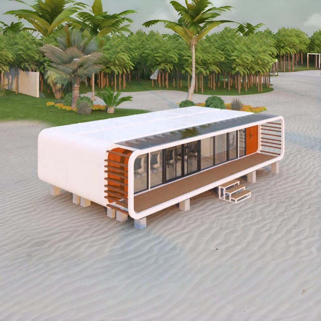 Double Apple Cabin Luxury Mobile House cover image for a modular product in the Space Capsule House category
