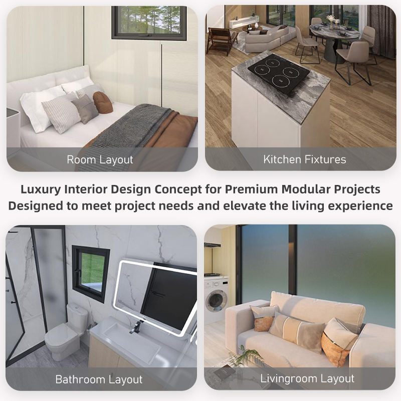 Double Apple Cabin Luxury Mobile House exterior view