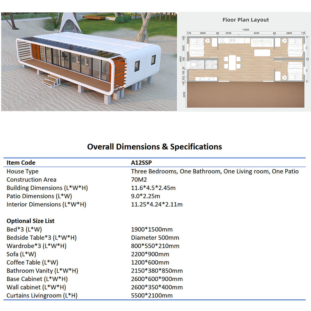 Double Apple Cabin Luxury Mobile House secondary view