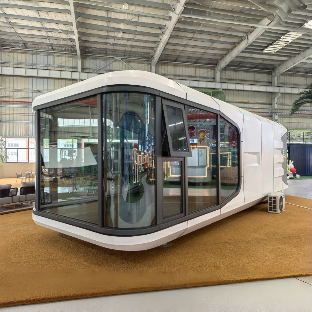 Large Space Steel Capsule Mobile Home configuration reference