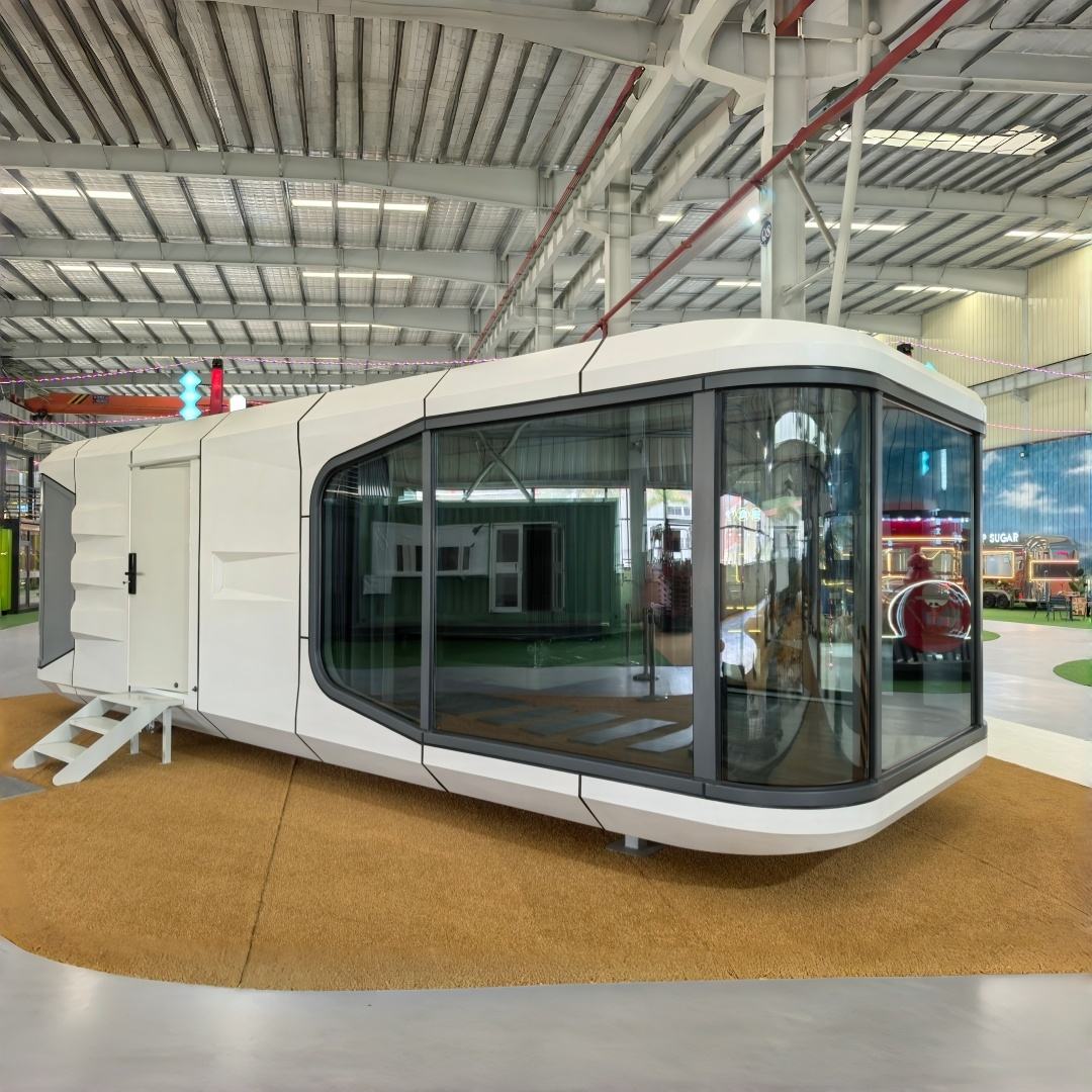 Large Space Steel Capsule Mobile Home cover image for a modular product in the Space Capsule House category
