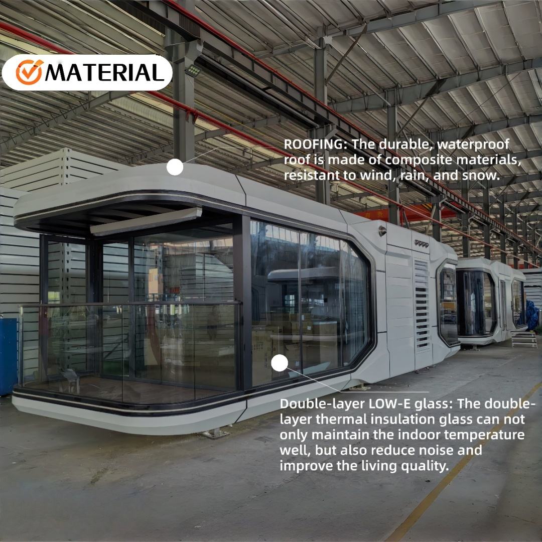 Low-Energy Contemporary Space Capsule House application view