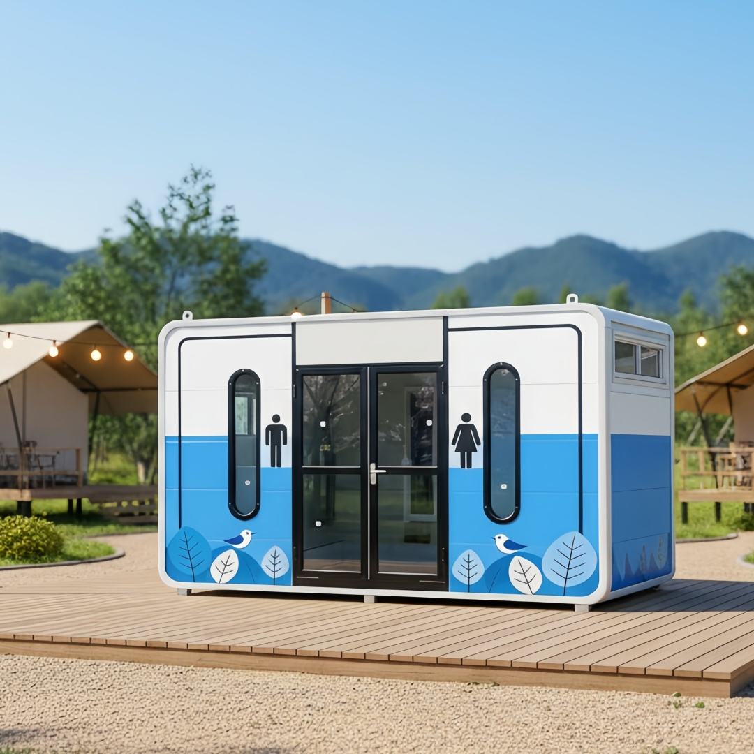 Luxury Apple Pod Outdoor Washroom configuration reference