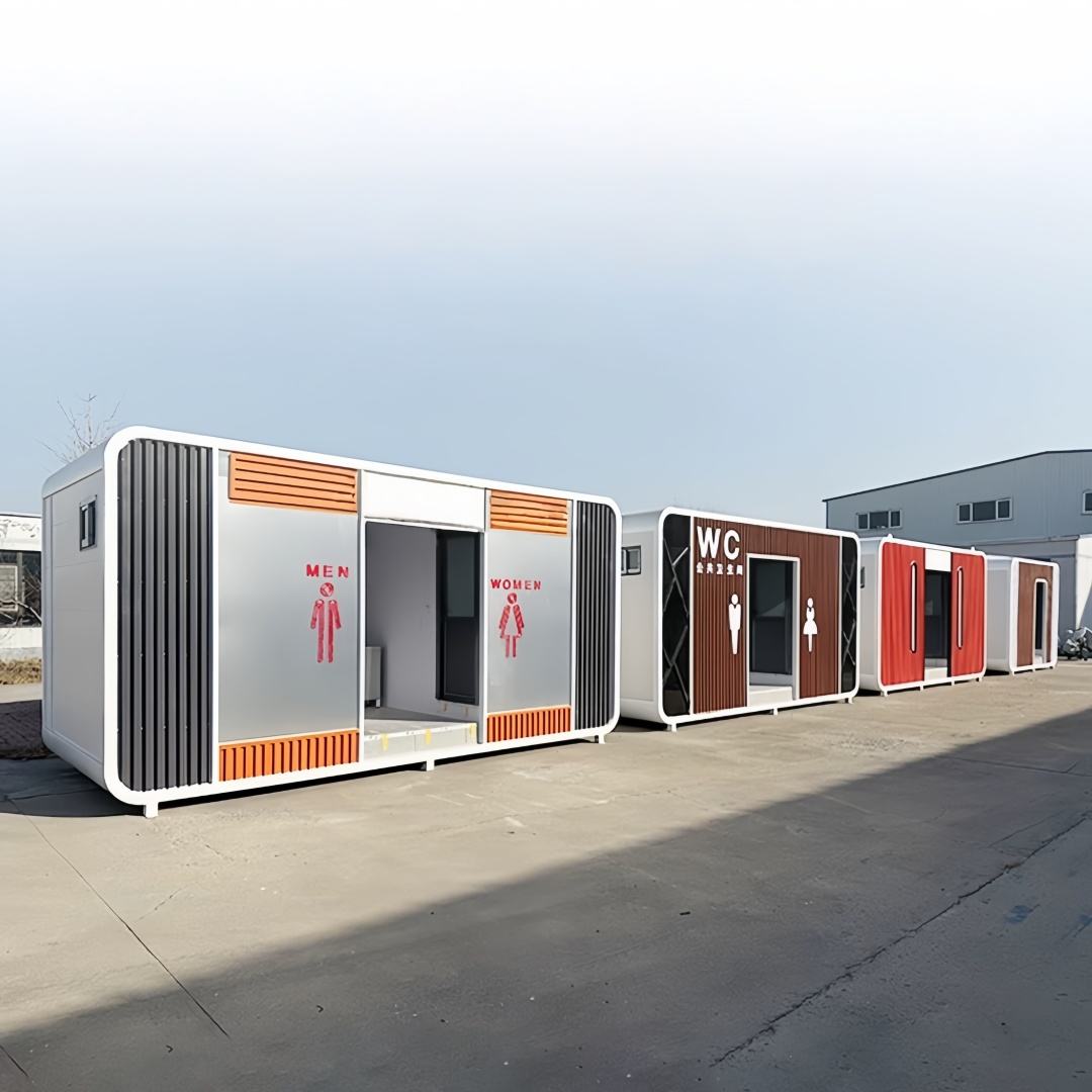 Luxury Apple Pod Outdoor Washroom project reference